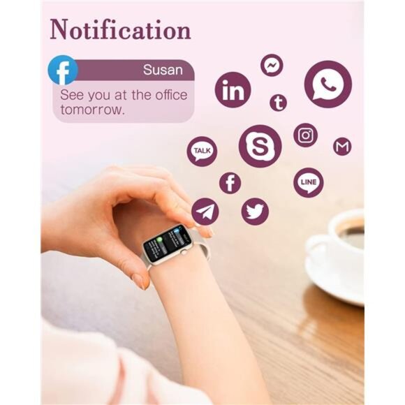 Women\'s Watch Fitness Tracker Digital Watch with Heart Rate Monitor Pedometer